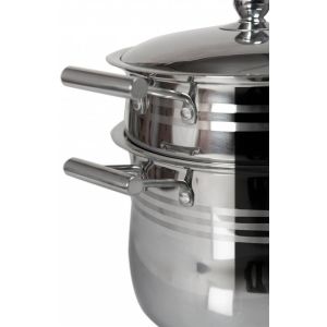 RVS Cuscus Pan - 4 liter, 12 liter, 14 liter - Cuscus Pannen