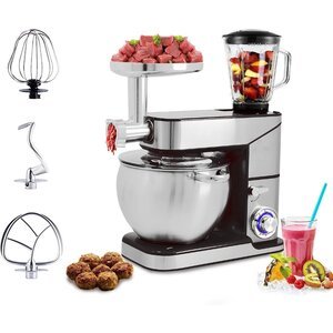 Royalty Line 3-delige Deegmachine - Keukenmachine - van 6.5 tot 14 Liters - Deeg mixer